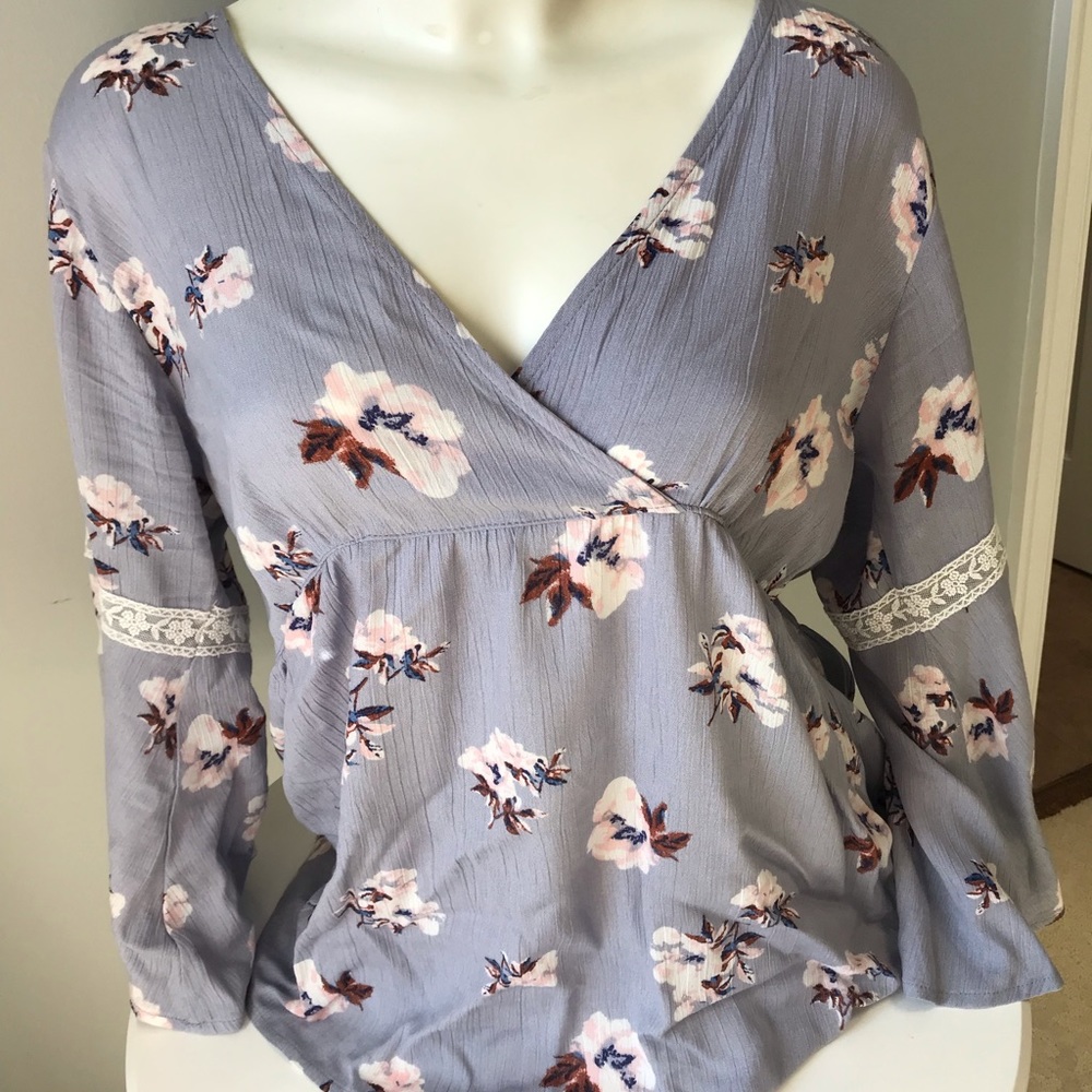 Floral Bohemian Style Top